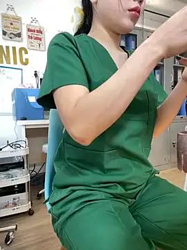 Clinic_Sexy — masturbation in public clinic/